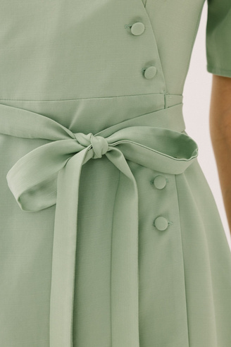 Pistacjowa sukienka MADELAINE MINI PISTACHE