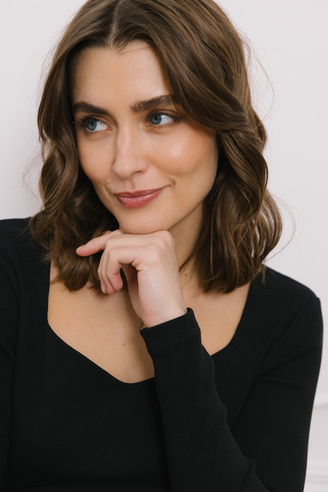 Czarna bluzka Etheral noir