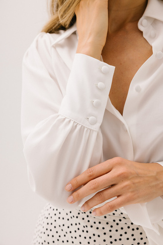 Biała damska koszula CAMELIA