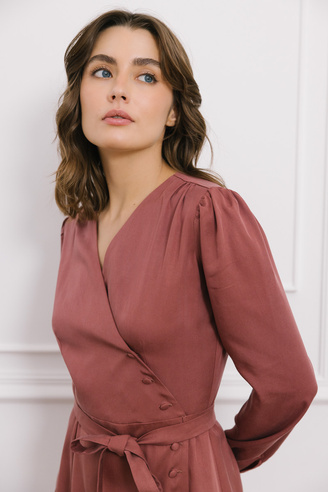 Sukienka damska  Madelaine marsala