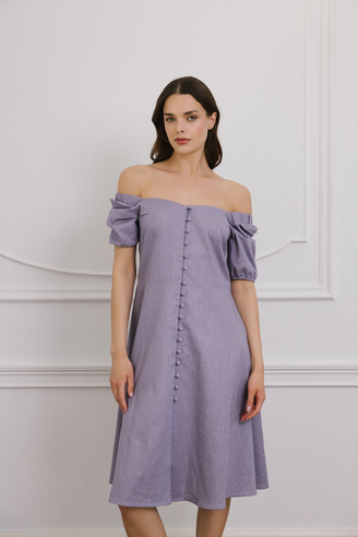 Fioletowa sukienka Loulou lavande