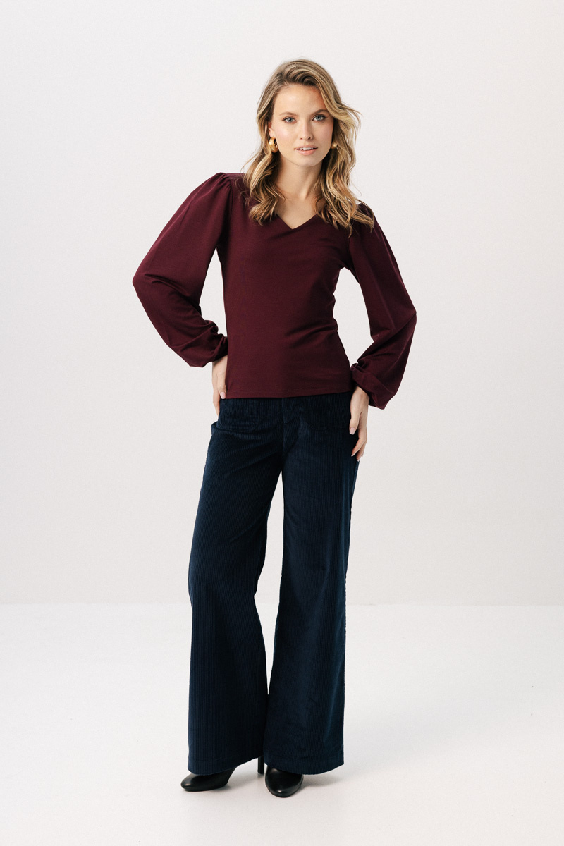 Bluzka damska Vivienne Merlot