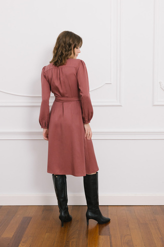 Sukienka damska  Madelaine marsala