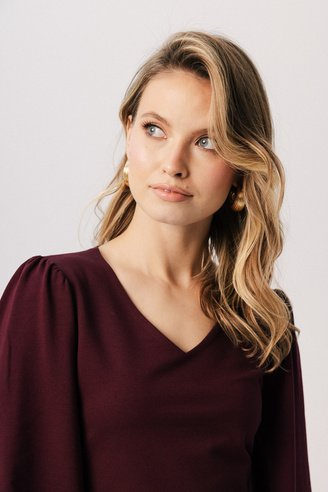 Bluzka damska Vivienne Merlot