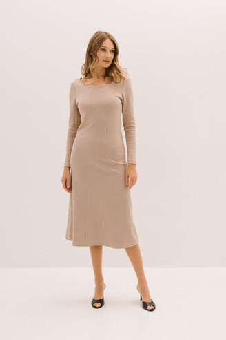 Sukienka dzianinowa Soft & Wild Latte