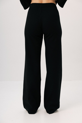 Czarne spodnie Refined noir