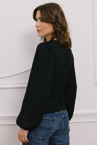 Bluzka damska z modalu Vivienne noir