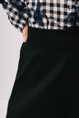 Czarna spódnica midi  Monaco noir    