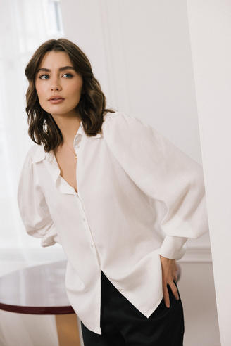 Biała damska koszula CAMELIA
