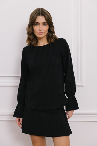 Czarna lekka bluza Refined Noir