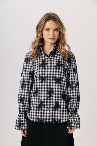 Koszula damska w kratkę Fleurette 