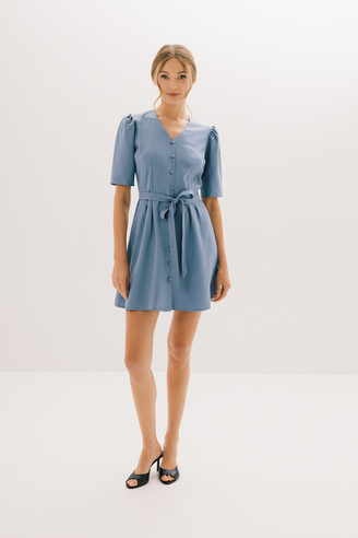 Niebieska sukienka Grace bleu