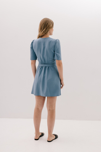 Niebieska sukienka Grace bleu