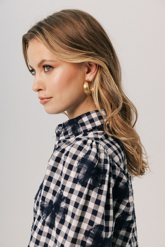 Koszula damska w kratkę Fleurette 