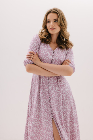 Sukienka Aria lilac fleur