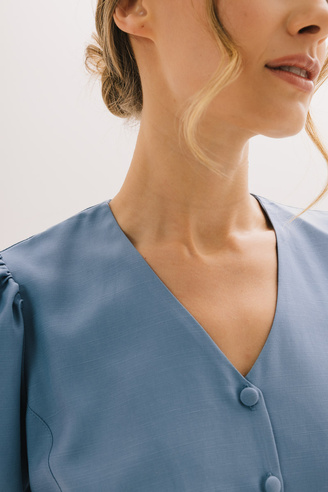 Niebieska sukienka Grace bleu