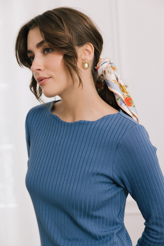 Sukienka A bit on fire denim 