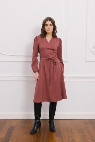 Sukienka damska  Madelaine marsala