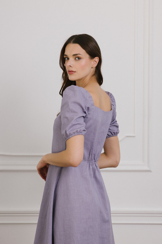 Fioletowa sukienka Loulou lavande