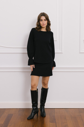 Czarna lekka bluza Refined Noir