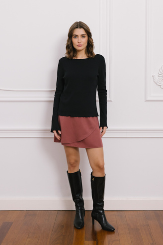Czarna bluzka damska  Minimal noir