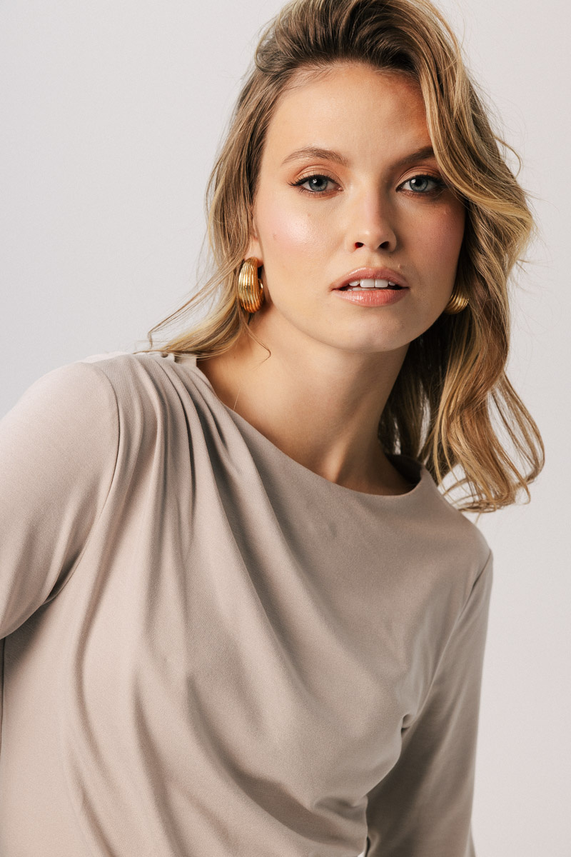 Bluzka damska Colette taupe