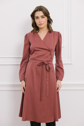 Sukienka damska  Madelaine marsala