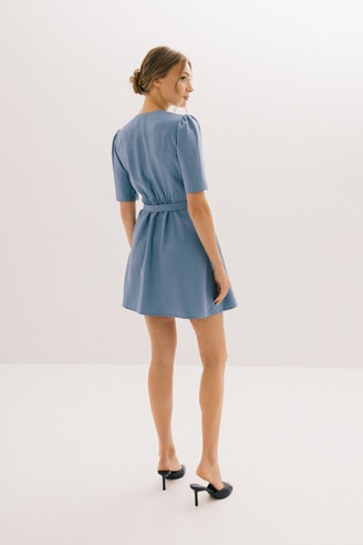 Niebieska sukienka Grace bleu