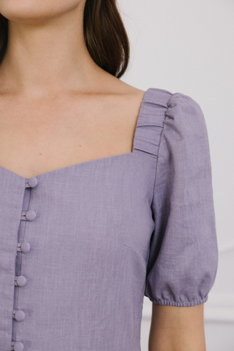 Fioletowa sukienka Loulou lavande