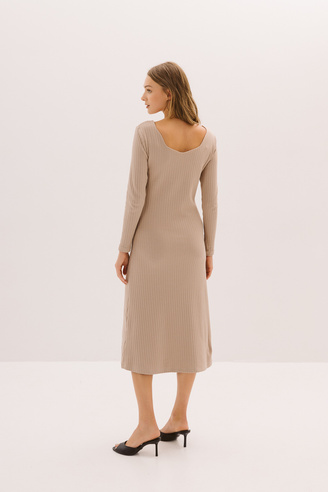 Sukienka dzianinowa Soft & Wild Latte