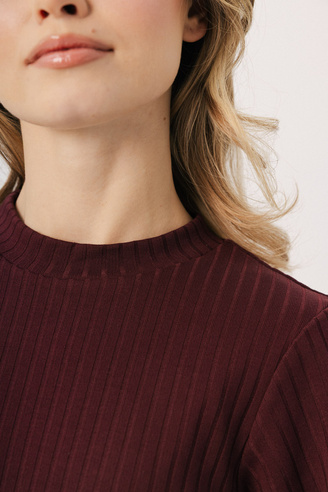 Lekka bluza Bouffee merlot