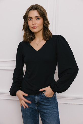 Bluzka damska z modalu Vivienne noir