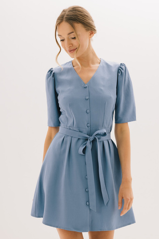 Niebieska sukienka Grace bleu