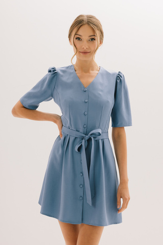 Niebieska sukienka Grace bleu