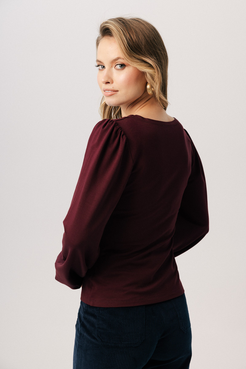 Bluzka damska Vivienne Merlot