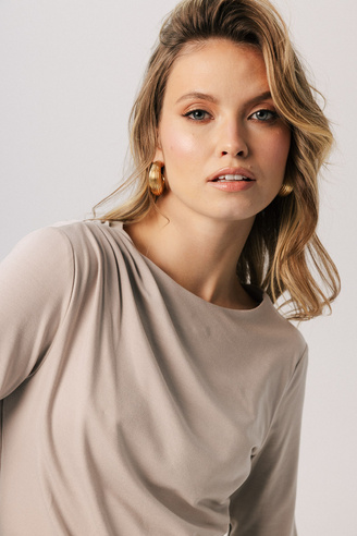 Bluzka damska Colette taupe