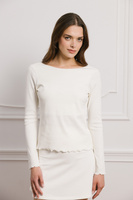 Longsleeve Minimal creme