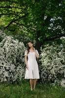 Biała sukienka Loulou creme