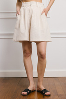 Szorty lniane Volante natural