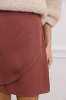 Spódnica mini Essence marsala